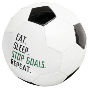 Bola De Futebol Repetir as Metas de Parada de Suspensão
