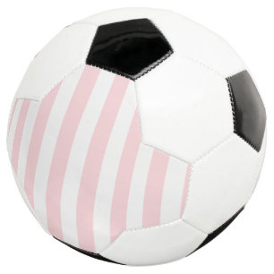Bola de Futebol rosa e faixa branca
