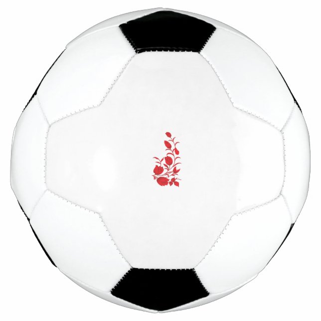 Bola De Futebol Rosa Madder, Thunderbird floral design (Frente)
