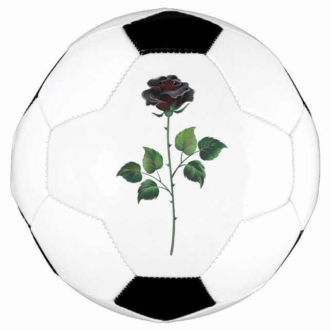 Bola De Futebol Rosa preto (Frente)