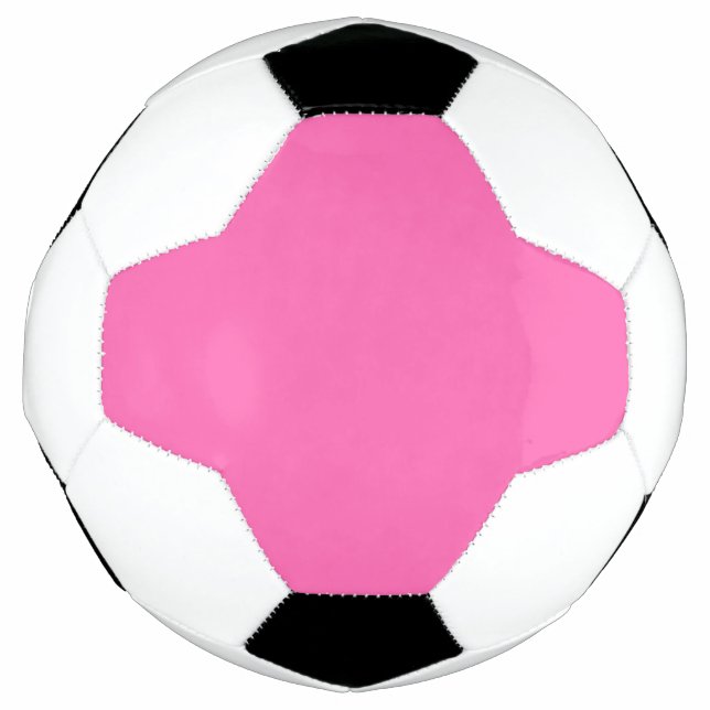 Bola De Futebol Rosa Quente (Frente)
