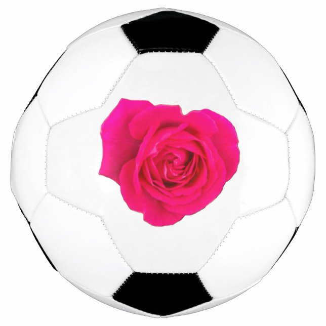 Bola De Futebol Rosa Rosa #4 (Frente)