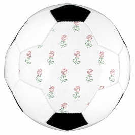 Bola De Futebol Rosas vermelhas, Padrão De Rosas, Flores