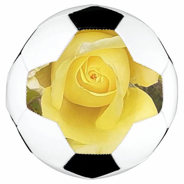 Bola De Futebol Rosebud Amarela (Frente)
