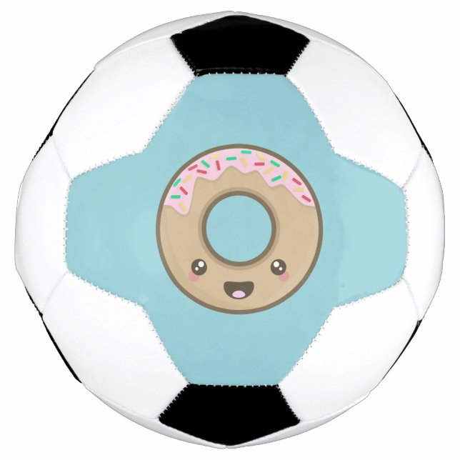 Bola De Futebol Rosquinha Kawaii (Frente)