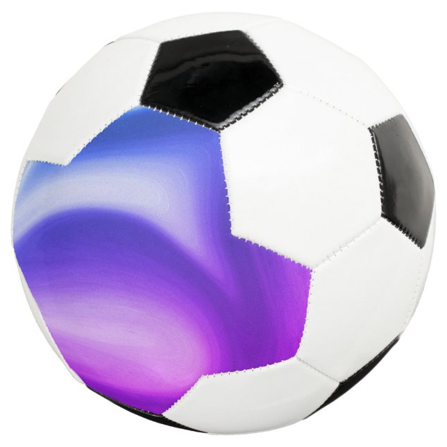 Bola De Futebol Roxos Giratórios (Três quartos)