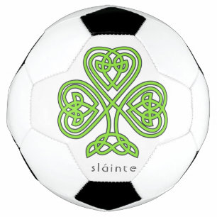 Bola De Futebol Rua Verde do Shamrock Celta Escravo. Dia de Patric