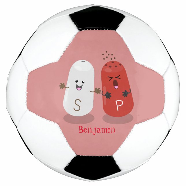 Bola De Futebol Sal kawaii e cartografia dos pimentões (Frente)