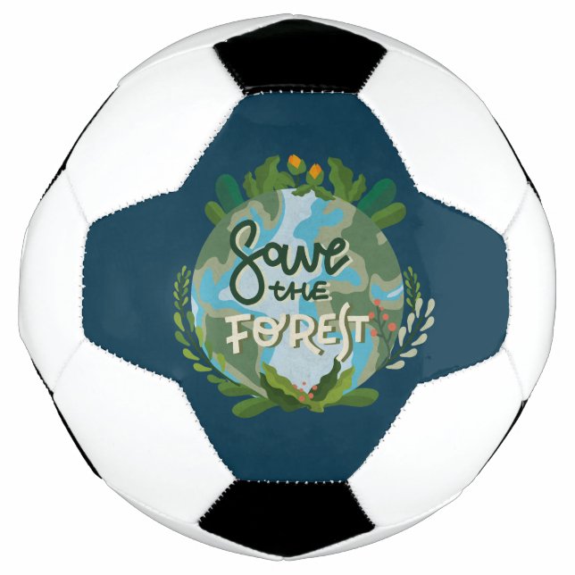 Bola De Futebol Salvar a Floresta (Frente)