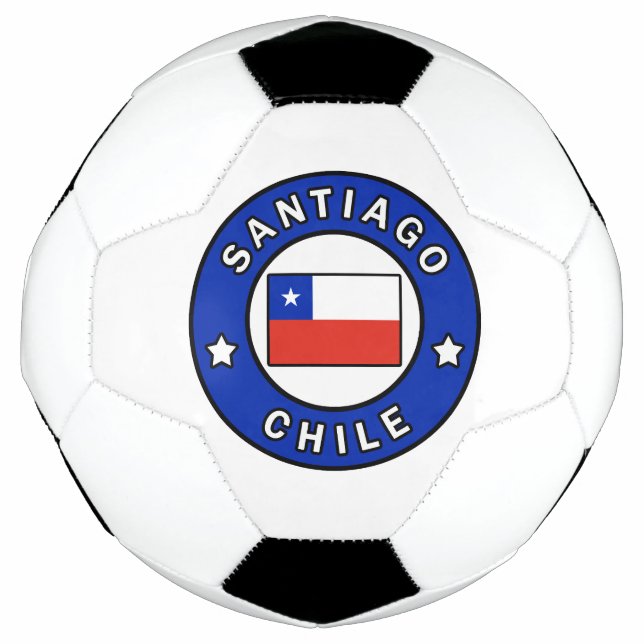 Bola De Futebol Santiago Chile (Frente)