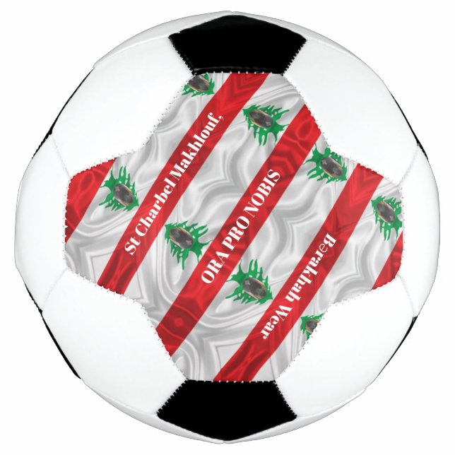 Bola De Futebol Santo Charbel Makhlouf (Frente)