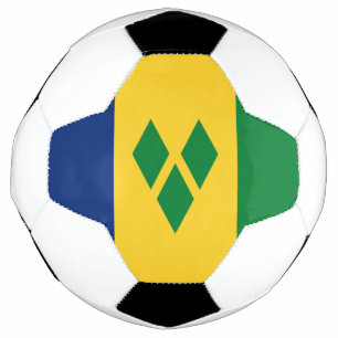 Bola De Futebol Santo Vincent e Bandeira de Granadinas Vincy