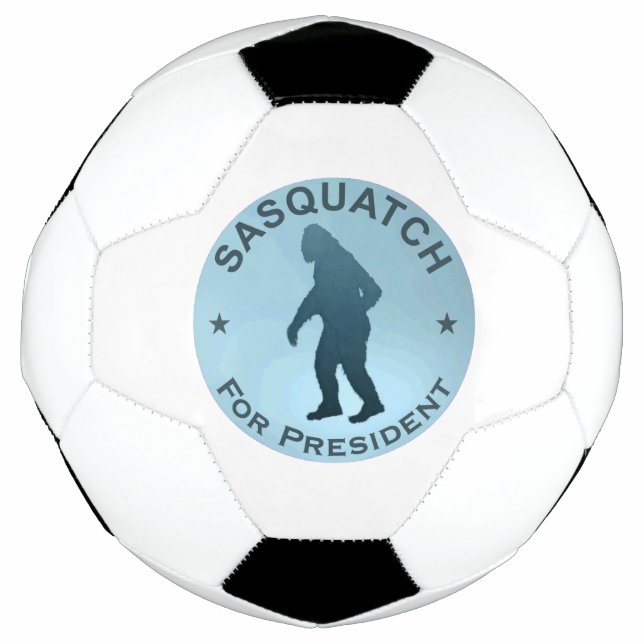 Bola De Futebol Sasquatch Para Presidente (Frente)