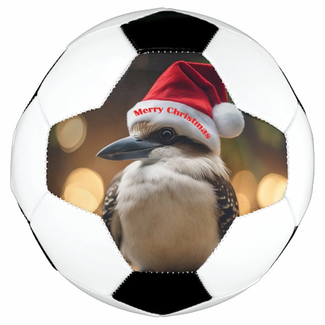 Bola De Futebol "Saúde de Natal de Kookaburras" (Frente)