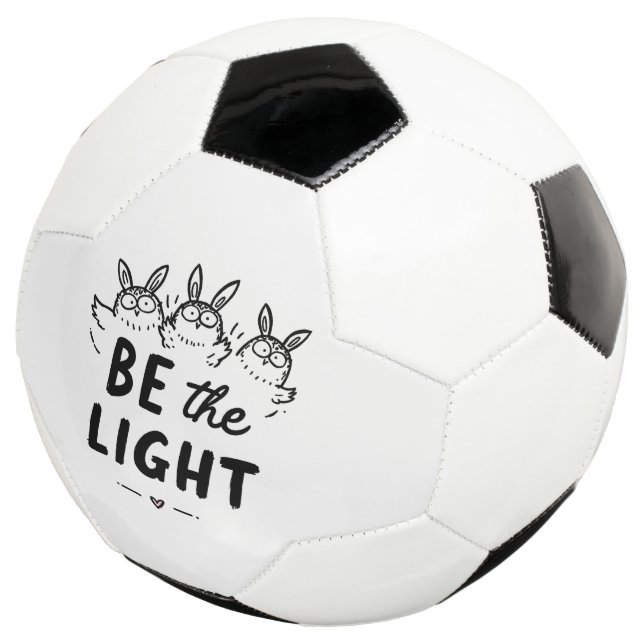 Bola De Futebol Seja a Luz (Três quartos)