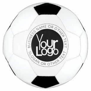 Bola De Futebol Seu logotipo de negócios & Texto editável moderno