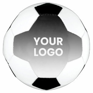 Bola De Futebol Seu logotipo e gradiente de cor moderno editável