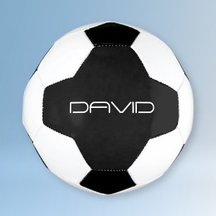 Bola De Futebol Seu Nome Texto Personalizável Estilizado