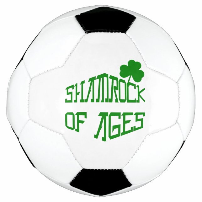 Bola De Futebol Shamrock of Ages (Frente)