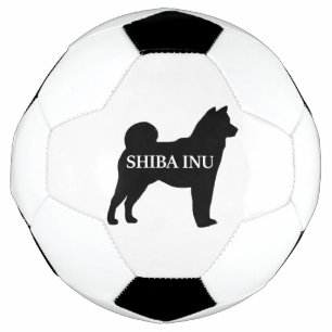 Bola De Futebol Shiba Inu nome silo preto