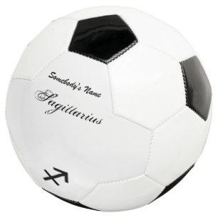 Bola De Futebol Símbolo Zodiac Sagittarius Padrão por K Yoncich