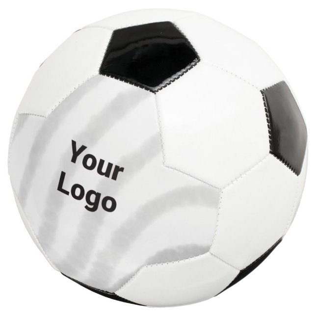 Bola De Futebol simples e minimamente personalizado adicione o end (Três quartos)