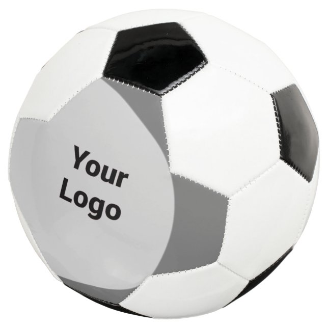 Bola De Futebol simples e minimamente personalizado adicione o end (Três quartos)