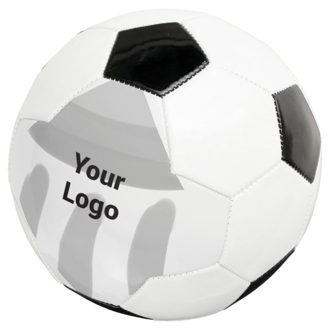 Bola De Futebol simples e minimamente personalizado adicione o end (Três quartos)