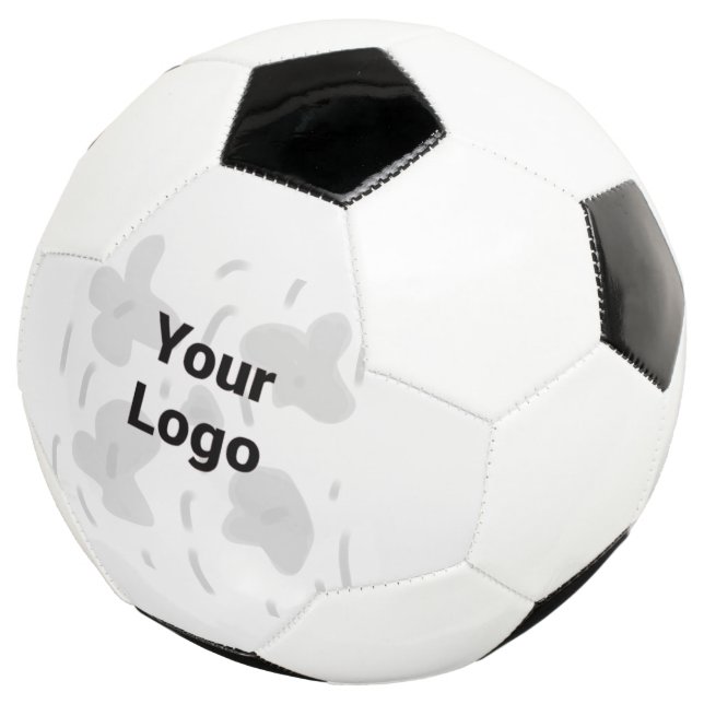 Bola De Futebol simples e minimamente personalizado adicione o end (Três quartos)