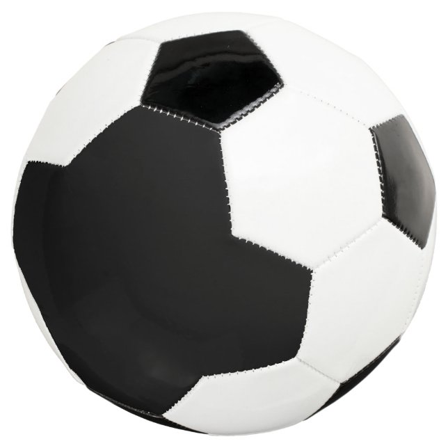 Bola De Futebol simples e minimamente personalizado adicione o end (Três quartos)