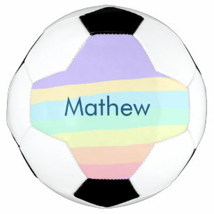 Bola De Futebol simples letra inicial monograma adicionar sua letr