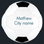 Bola De Futebol simples letra inicial monograma adicionar sua letr<br><div class="desc">design</div>