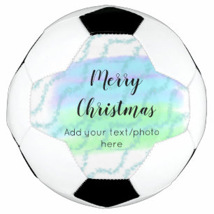 Bola De Futebol simples minimal adicione seu texto foto feliz nata