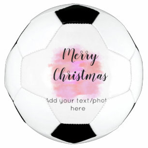 Bola De Futebol simples minimal adicione seu texto foto feliz nata