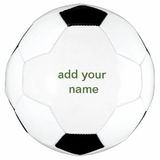 Bola De Futebol Simples minimal verde adicione seu texto nome foto