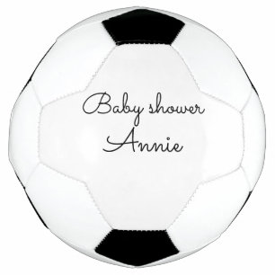 Bola De Futebol simples mínimo adicione o nome do texto baby showe