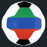Bola De Futebol Sinalizador Daguestan<br><div class="desc">Bandeira Patriótica do Daguestão.</div>