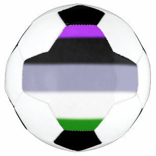 Bola De Futebol Sinalizador de Orgulho do Genderqueer de Falln