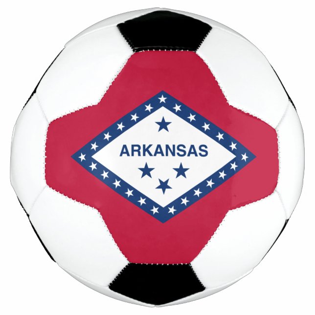 Bola De Futebol Sinalizador do Estado do Arkansas (Frente)