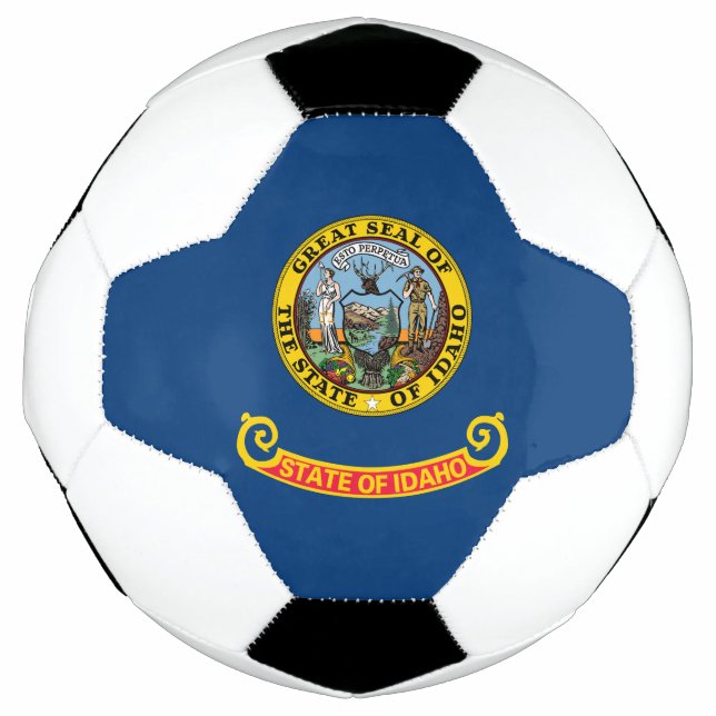 Bola De Futebol Sinalizador do Estado Idaho (Frente)