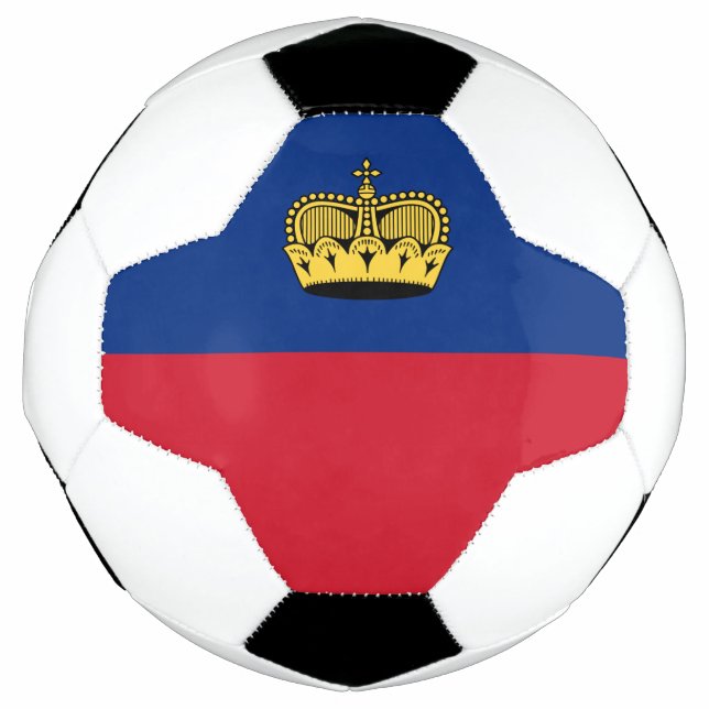 Bola De Futebol Sinalizador Liechtenstein (Frente)