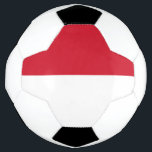 Bola De Futebol Sinalizador Mônaco<br><div class="desc">Bandeira Patriótica do Mônaco.</div>