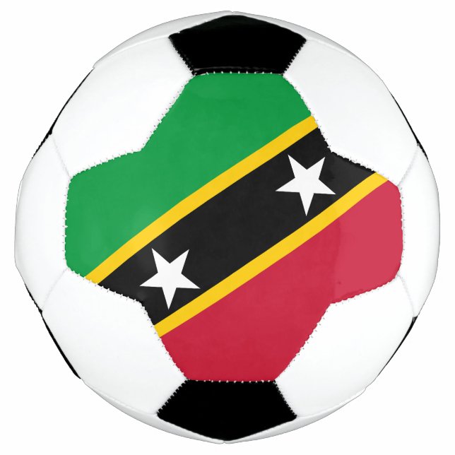 Bola De Futebol Sinalizador santo Kitts e Nevis (Frente)