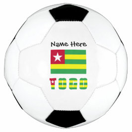 Bola De Futebol Sinalizador Togo e Togolês Personalizado