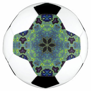 Bola De Futebol Sinfonia Fractal Radiante