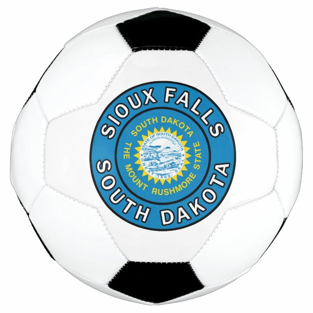 Bola De Futebol Sioux Falls South Dakota (Frente)