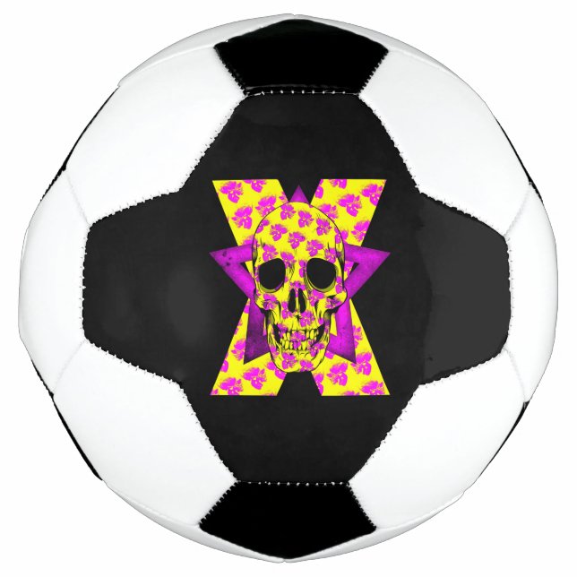 Bola De Futebol Skull Star (Frente)