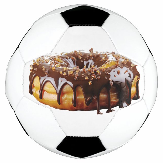 Bola De Futebol SlipperyJoe's decadent donut covered thick glossy  (Frente)