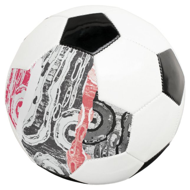 Bola De Futebol Soccer Ball – Abstract Land (Três quartos)