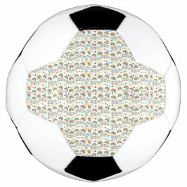 Bola De Futebol Soccer ball design showing small rainbow 